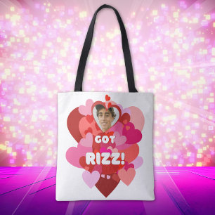 Tote Bag Photo personnalisée Valentine Heart Pop