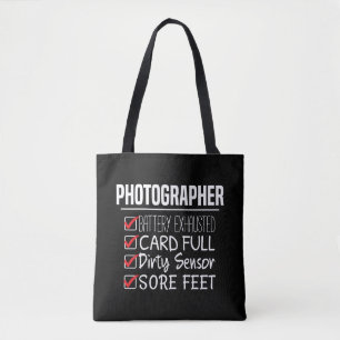 Tote Bag Photographe - Liste de contrôle de la photographie