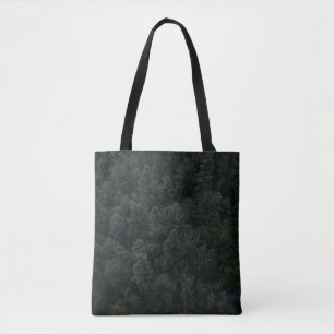 Tote Bag Photographie aérienne des arbres