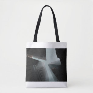 TOTE BAG PHOTOGRAPHIE DE BÂTIMENTS À FAIBLE ANGLE EN JOURNÉ