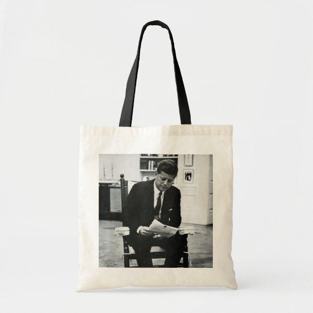 Tote Bag Photographie de John F. Kennedy 2 (Devant)