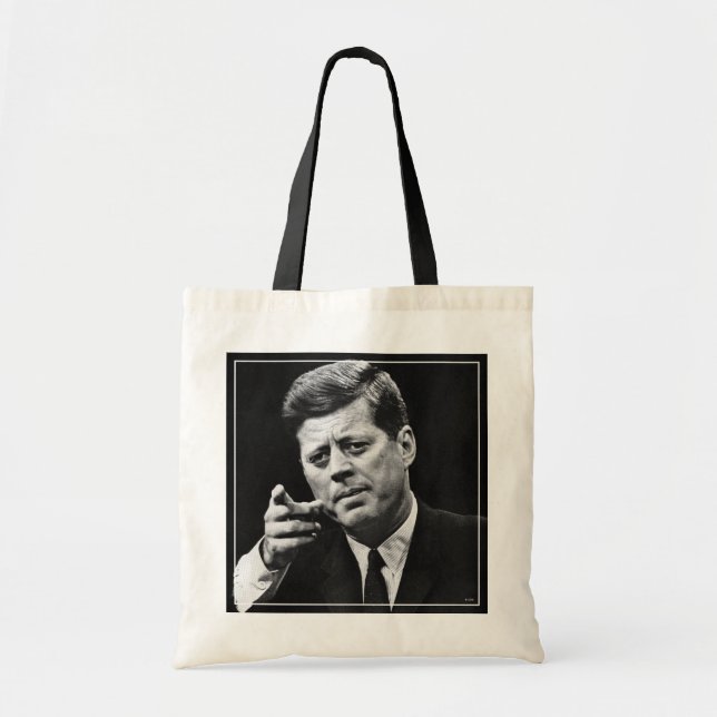 Tote Bag Photographie de John F. Kennedy 3 (Devant)