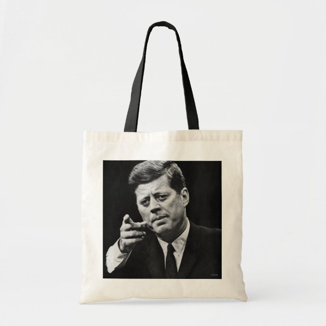 Tote Bag Photographie de John F. Kennedy 3 (Devant)