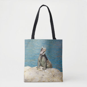 Tote Bag Photographie de la faune tropicale Iguana à St. Th