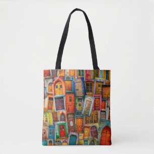 Tote Bag Photographie vintage unique moderne d'art de porte