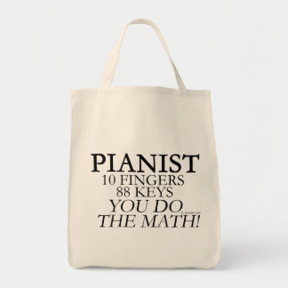 Tote Bag Pianiste 10 Doigts 88 Touches