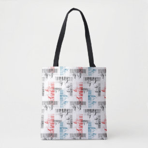 Tote Bag Pianiste mains motif