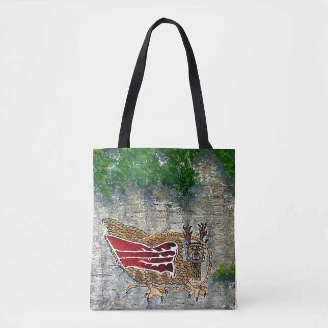Tote Bag Piasa Bird Illinois Légende amérindienne (Devant)