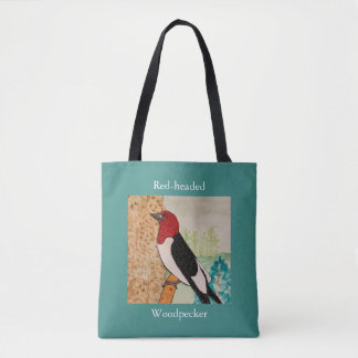 Tote Bag Pic à tête rouge