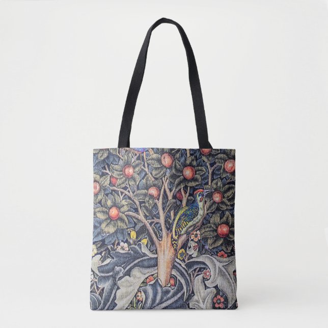Tote Bag Pic vintage Tapisserie Florale William Morris (Devant)