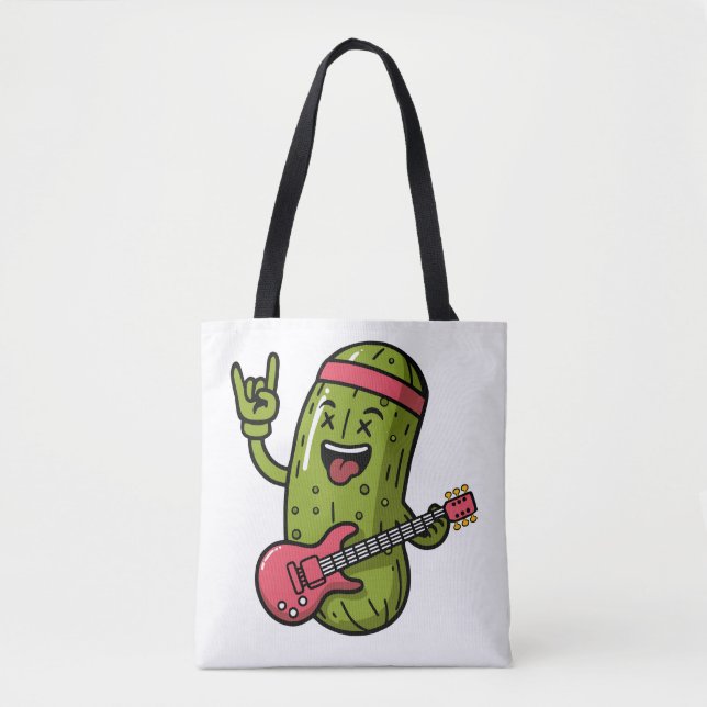 Tote Bag Pickle Rock Star (Devant)