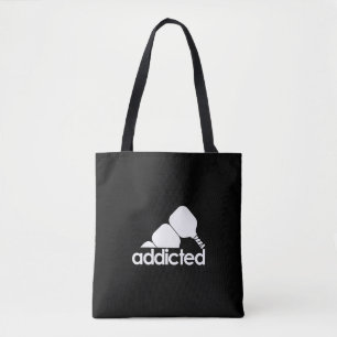 Tote Bag Pickleball drôle - Accro au Pickleball