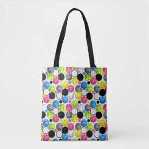 Tote Bag Pickleball multicolore