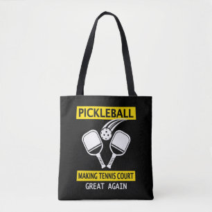 Tote Bag Pickleball Rendre sa cour de tennis