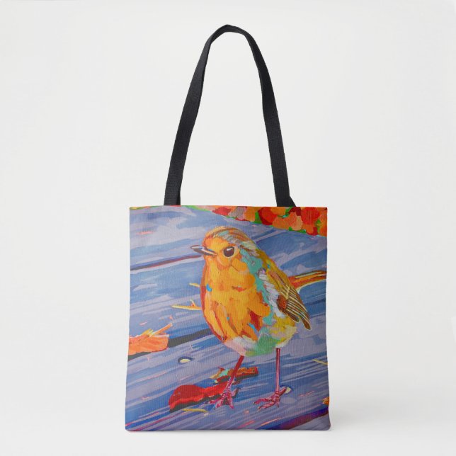 Tote Bag Picnic Table Robin (Devant)