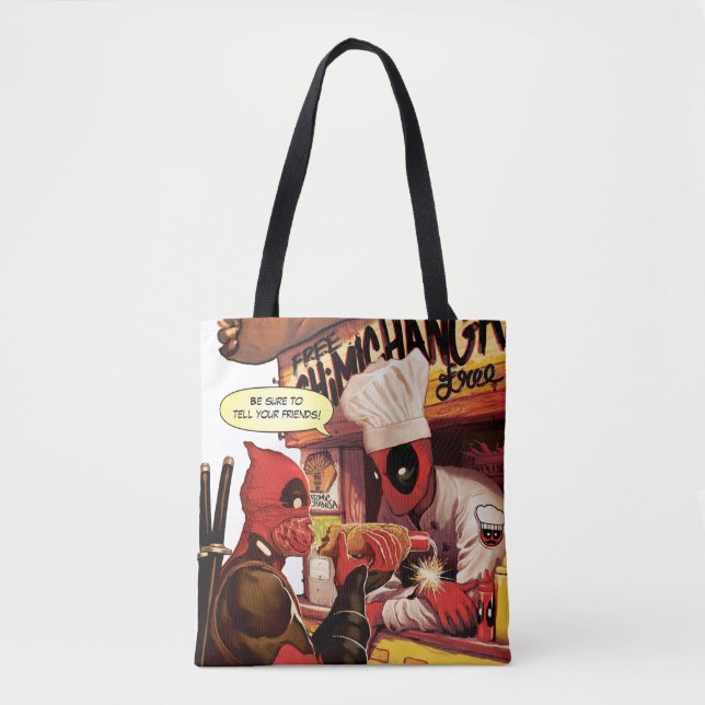 Tote Bag Piège Deadpool Chimichanga (Devant)