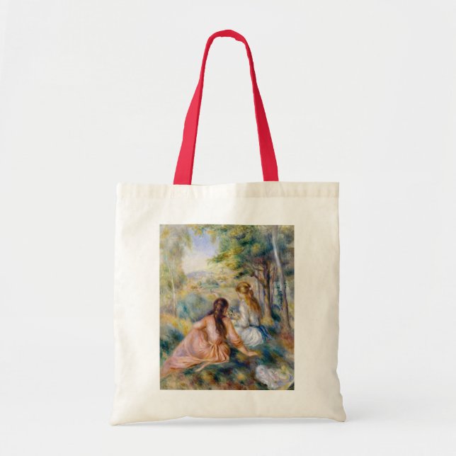 Tote Bag Pierre-Auguste Renoir - Dans le pré (Devant)