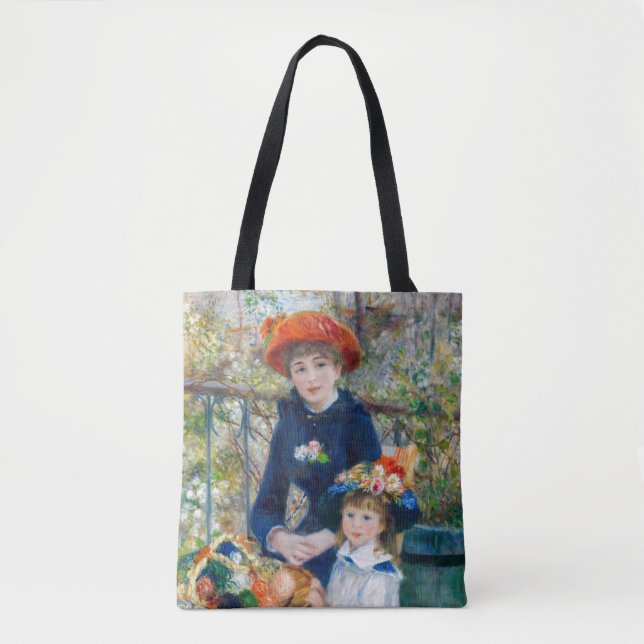 Tote Bag Pierre-Auguste Renoir - Deux soeurs sur la terrass (Devant)