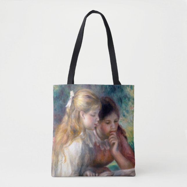 Tote Bag Pierre-Auguste Renoir - Lecture (Devant)