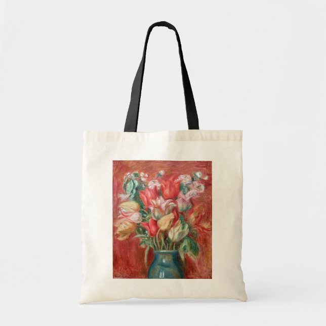 Tote Bag Pierre-Auguste Renoir - Tulip Bouquet (Devant)