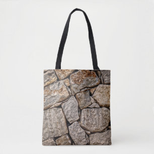 Tote Bag Pierre murale pierres maçonnerie roches