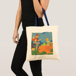 Tote Bag Pierre Pierre Mangeur de Citrouille, Comptine de N