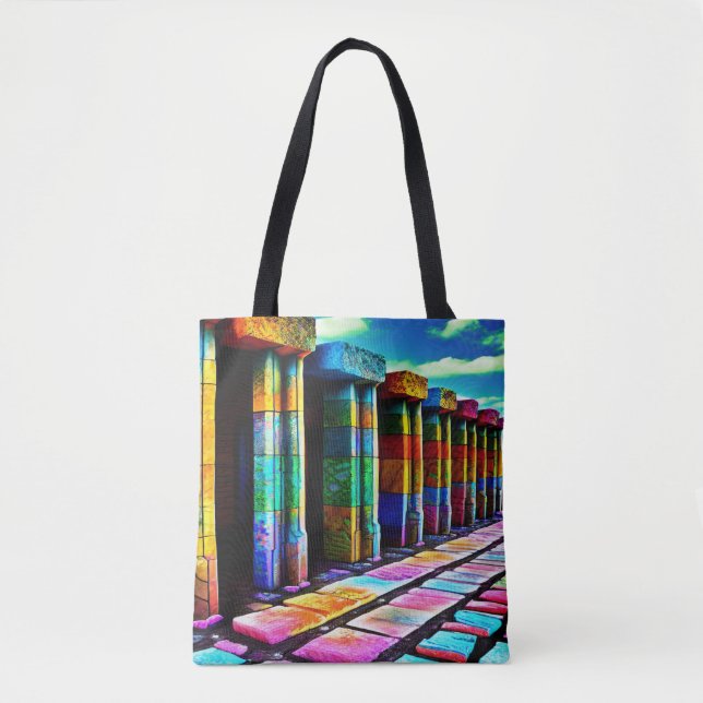 Tote Bag Pierres psychédéliques (Devant)