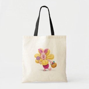Tote Bag Piglet en costume de fleurs
