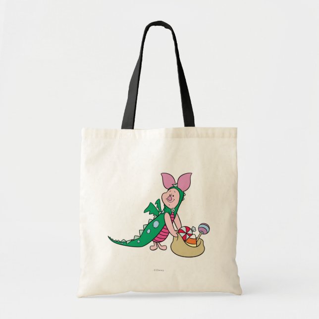 Tote Bag Piglet en costume Halloween (Devant)