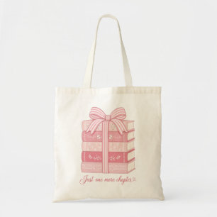 Tote Bag Pile de livres roses confortable, juste un chapitr