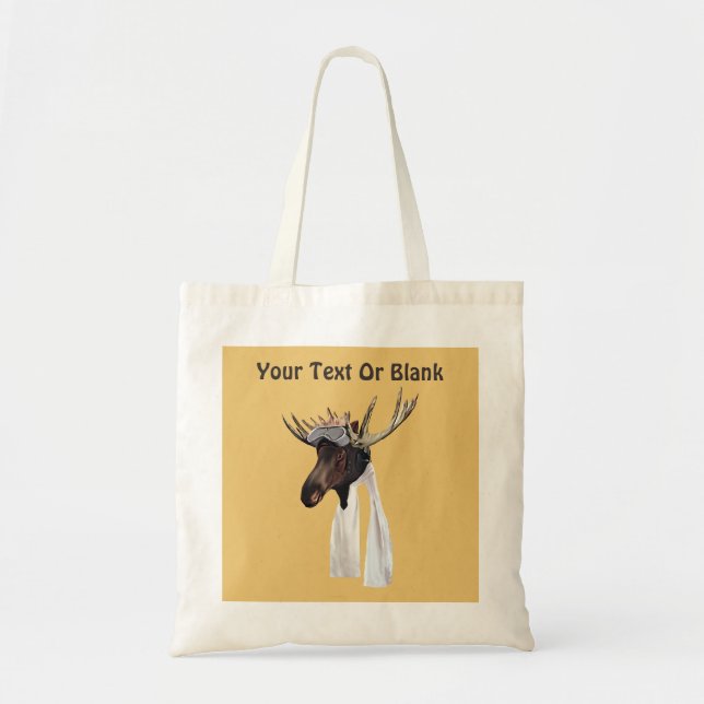 Tote Bag Pilote de l'aviation de l'orignal volant (Devant)