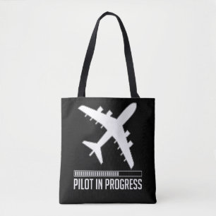 Tote Bag Pilote en cours