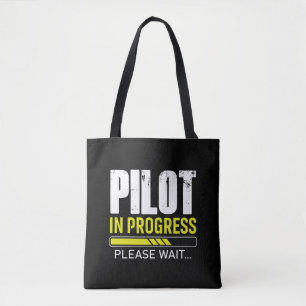 Tote Bag Pilote en cours… Veuillez patienter   Idée cadeau 