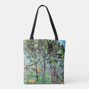 Tote Bag Pin avec Viaduc par Paul Cezanne, Art Vintage