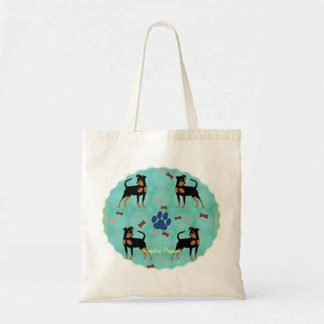 Tote Bag Pinceau miniature de dessin (Devant)