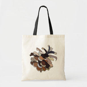 Tote Bag Pine Cone Cute Nature