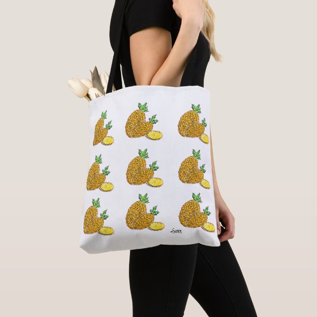 Tote Bag : Pineapples  (De près)