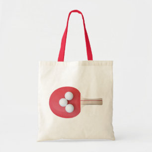 Tote Bag Ping Pong Paddle et Balls