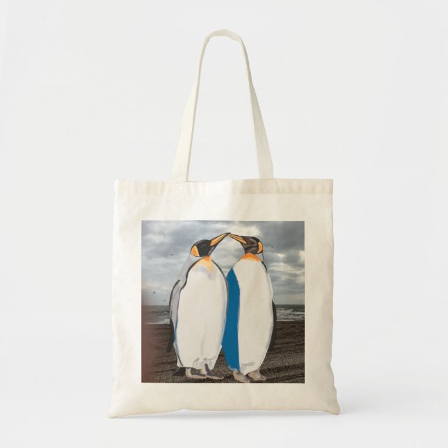 Tote Bag Pingouins Roi 2 (Devant)