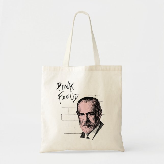 Tote Bag Pink Freud Sigmund Freud (Devant)