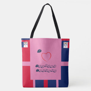 Tote Bag Pink Love Hawkeye Country