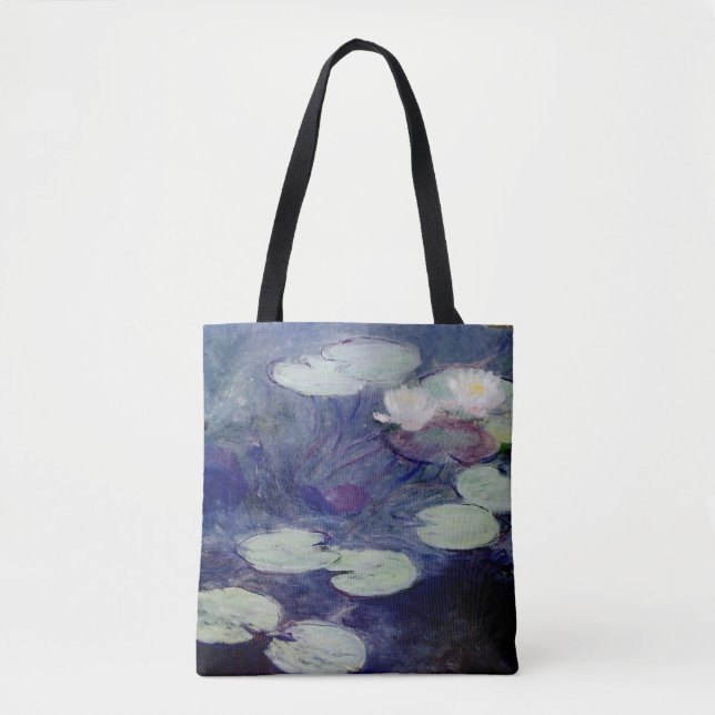 Tote Bag Pink Water-Lilies : 1897-99 par Monet (Devant)