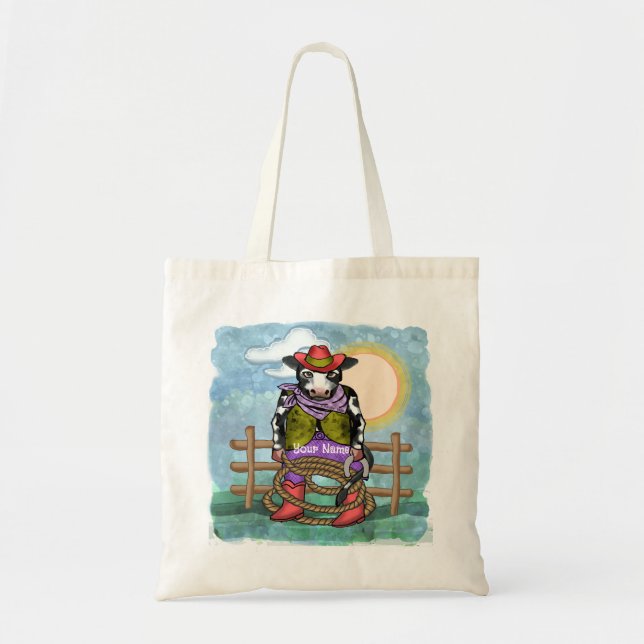 Tote Bag Piqueur de vache (Devant)