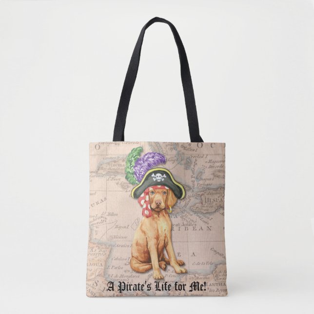 Tote Bag Pirate de Vizsla (Devant)