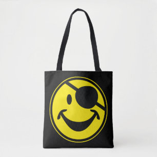 Tote Bag Pirate jaune + votre dos. & idées