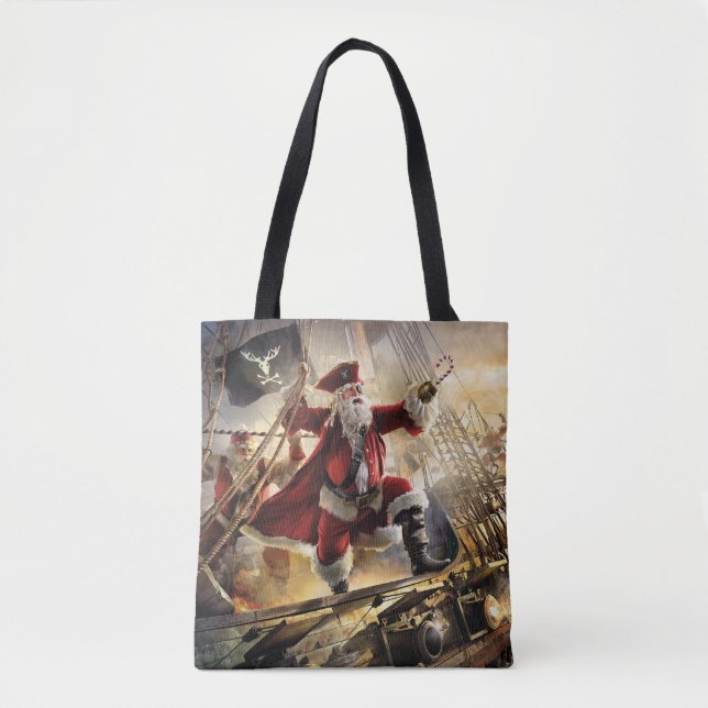 Tote Bag Pirate Père Noël (Devant)