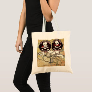 Tote Bag Pirate Wedding