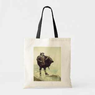 Tote Bag Pirates Vintage, Capitaine Bill Bones par NC Wyeth