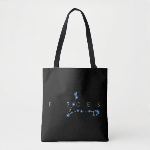 Tote Bag pisces étoile signe zodiac constellation horoscope