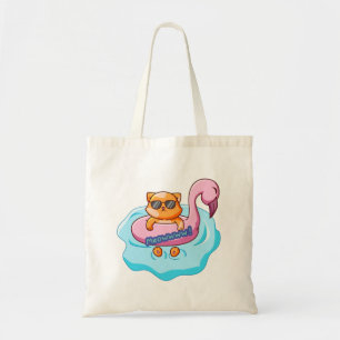 Tote Bag piscine de chat vitres d'été Conception amoureux